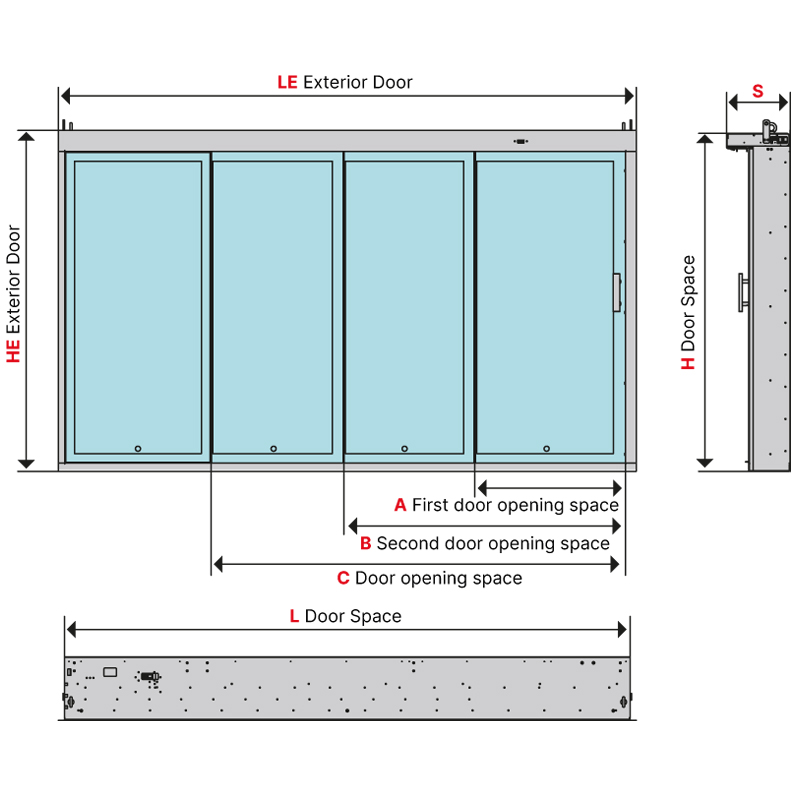 Four wings door 2155